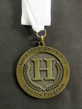 Iowa State University Honors Program medal